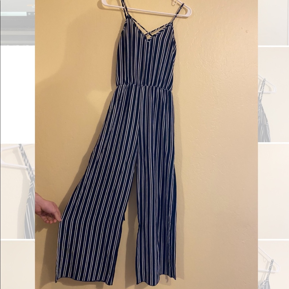 Striped Jumpsuit